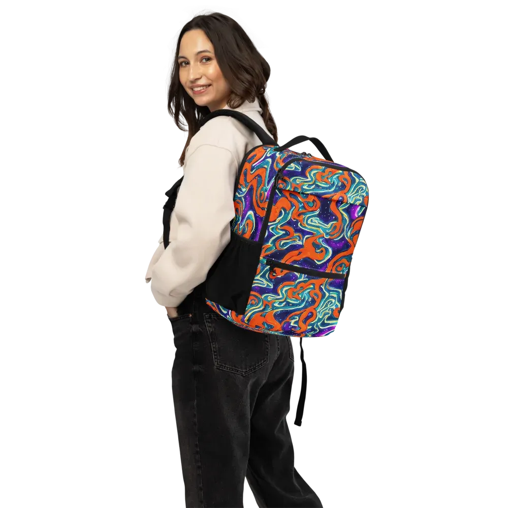 Flamewarp on Utility Backpack — Back