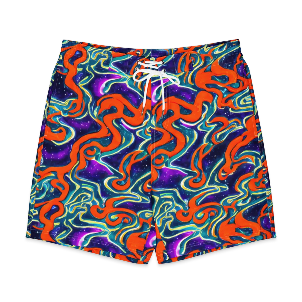 Flamewarp on Men's Board Shorts — Front