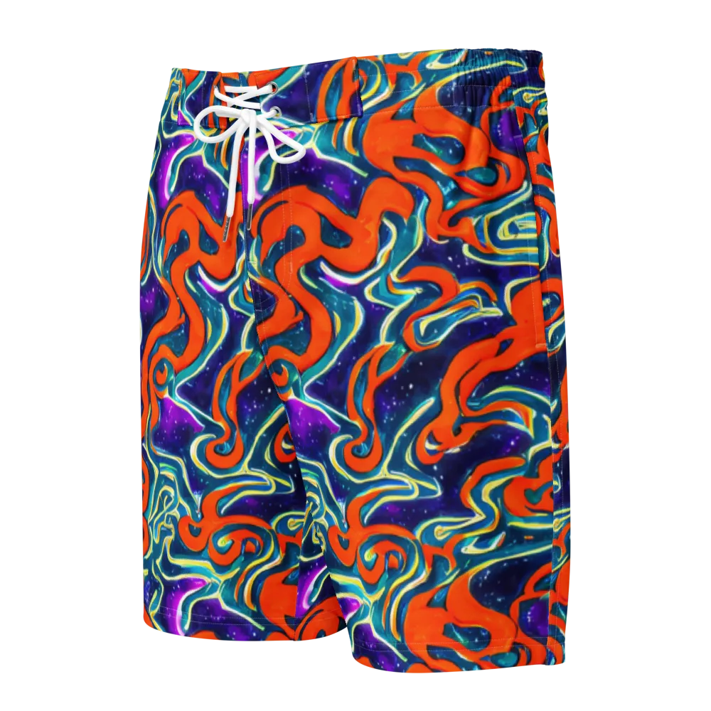Flamewarp on Men's Board Shorts — Front