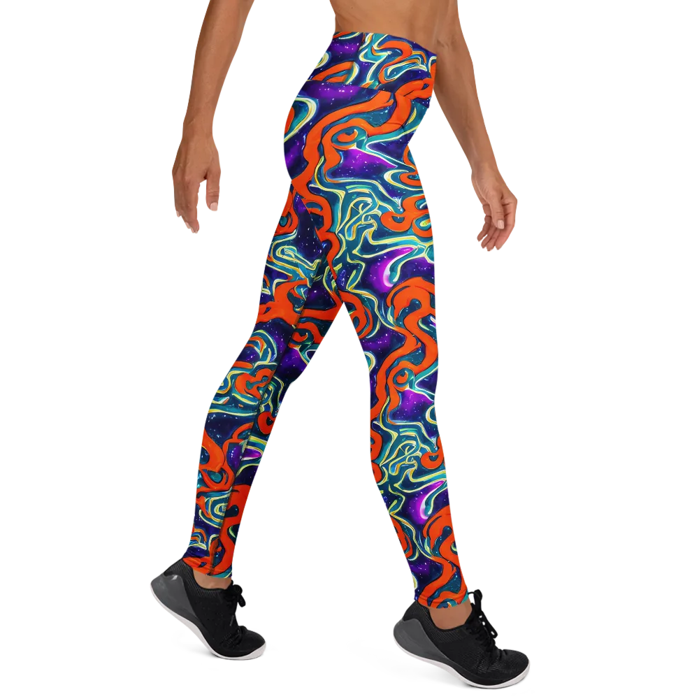 Flamewarp on Yoga Leggings — Right