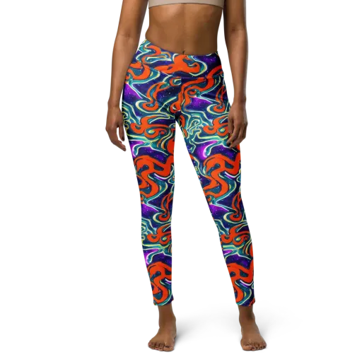Flamewarp on a Yoga Leggings