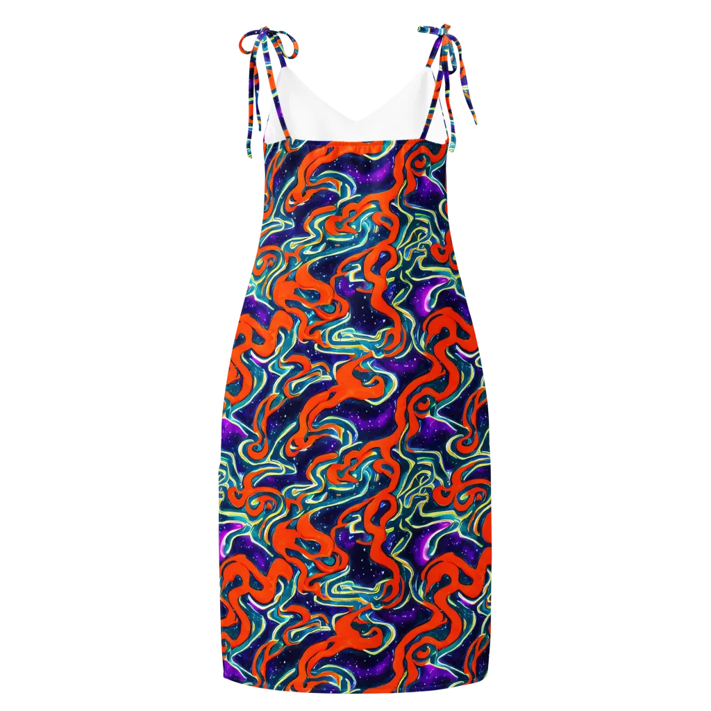Flamewarp on Slip Dress — Back