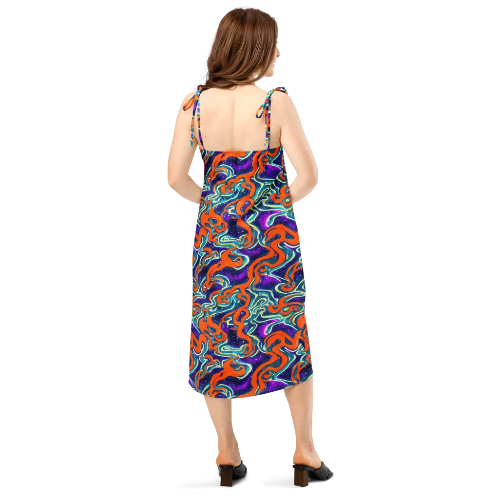 Flamewarp on Slip Dress — Back