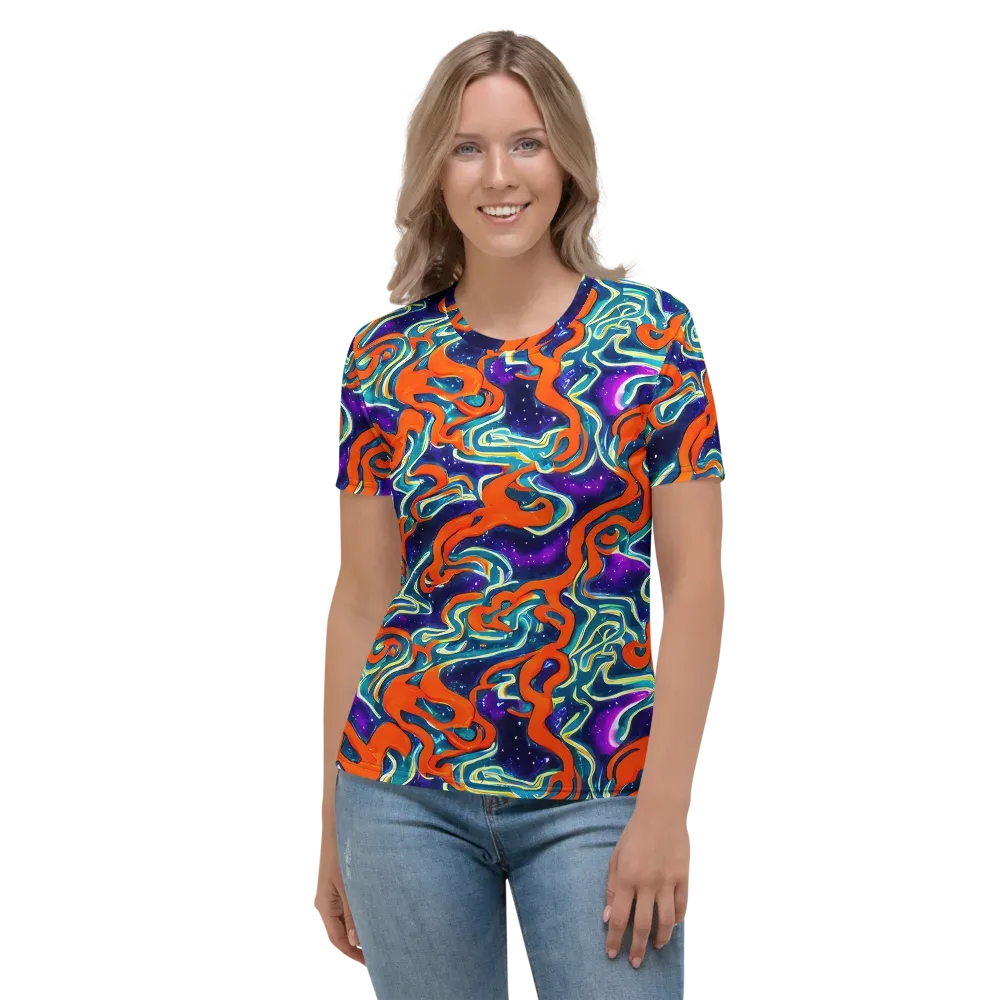 Flamewarp on Women's Crew Neck T-Shirt — Front