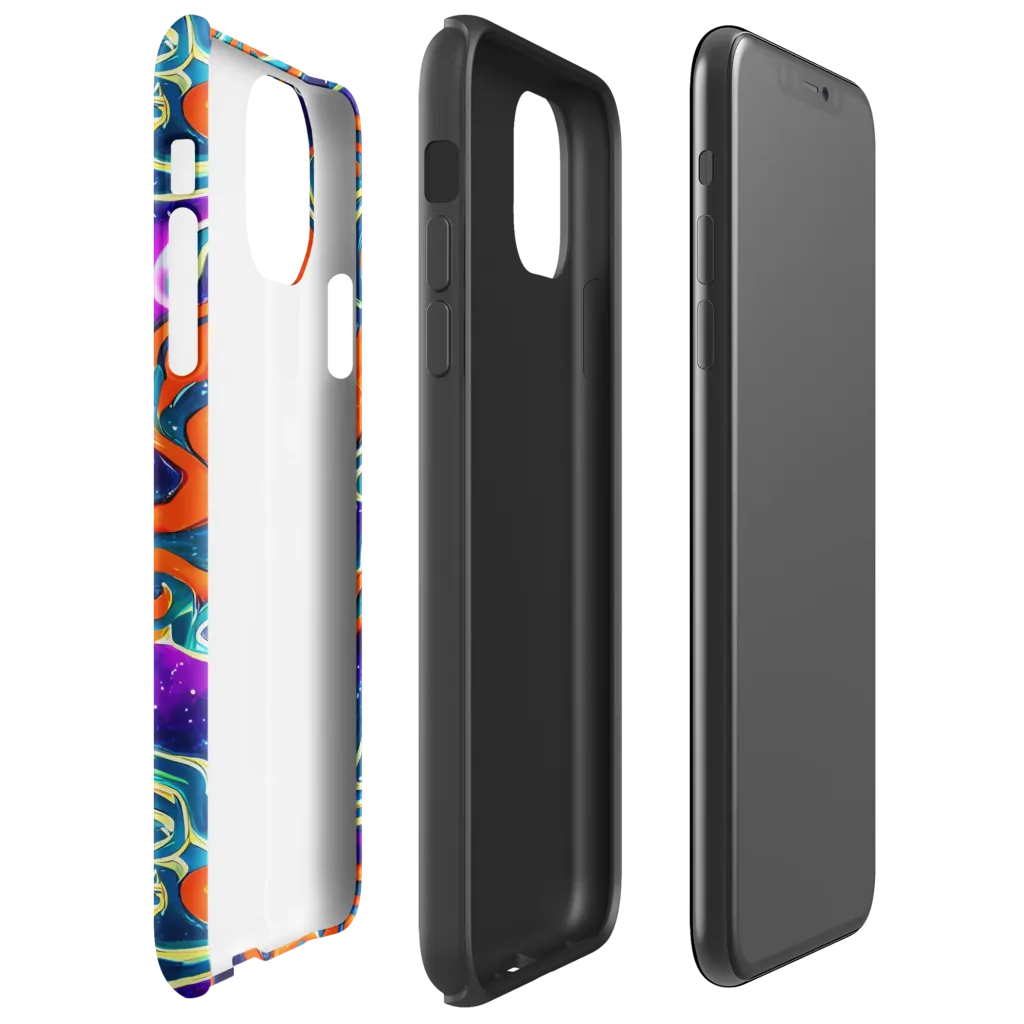 Flamewarp on Tough Case for iPhone® — Right