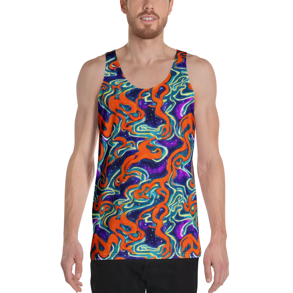 Flamewarp on Men's Tank Top — Front