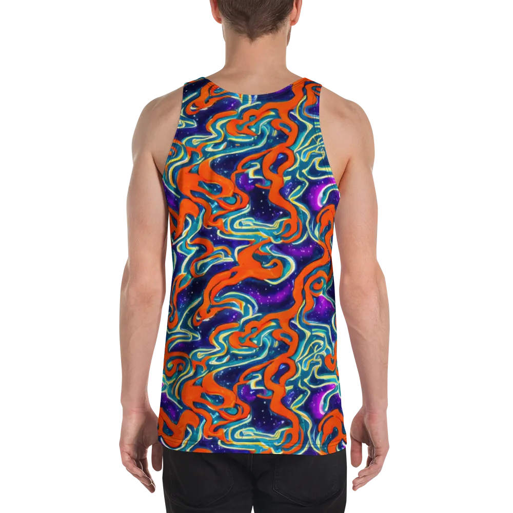 Flamewarp on Men's Tank Top — Back