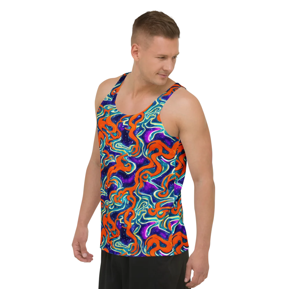 Flamewarp on Men's Tank Top — Left Front