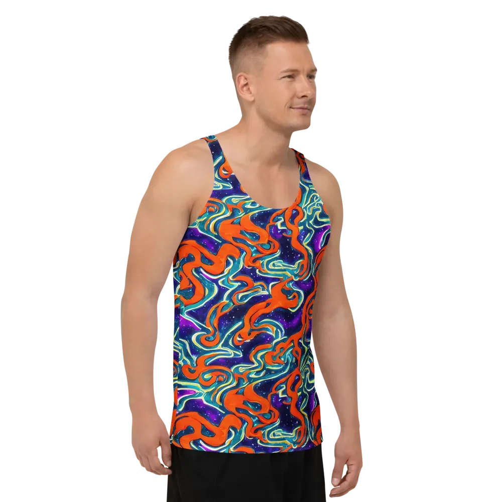 Flamewarp on Men's Tank Top — Right Front