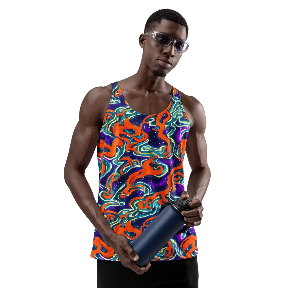 Flamewarp on Men's Tank Top — Front