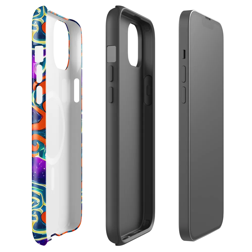 Flamewarp on MagSafe Tough Case for iPhone® — Front