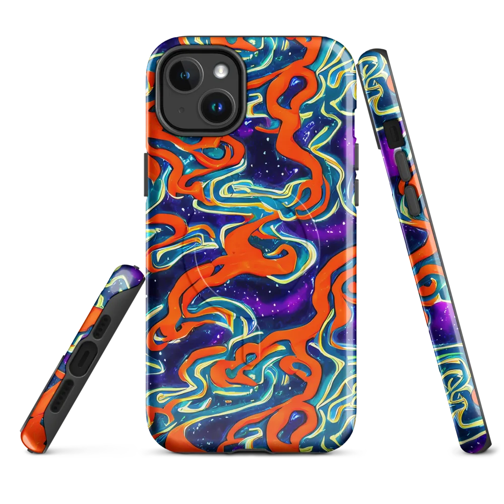 Flamewarp on MagSafe Tough Case for iPhone® — Front