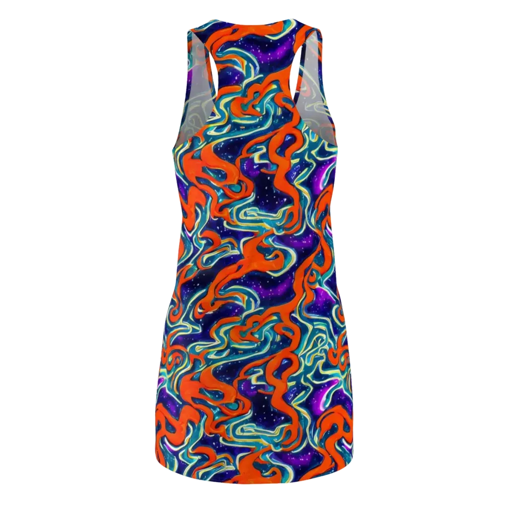 Flamewarp on Racerback Dress — Back