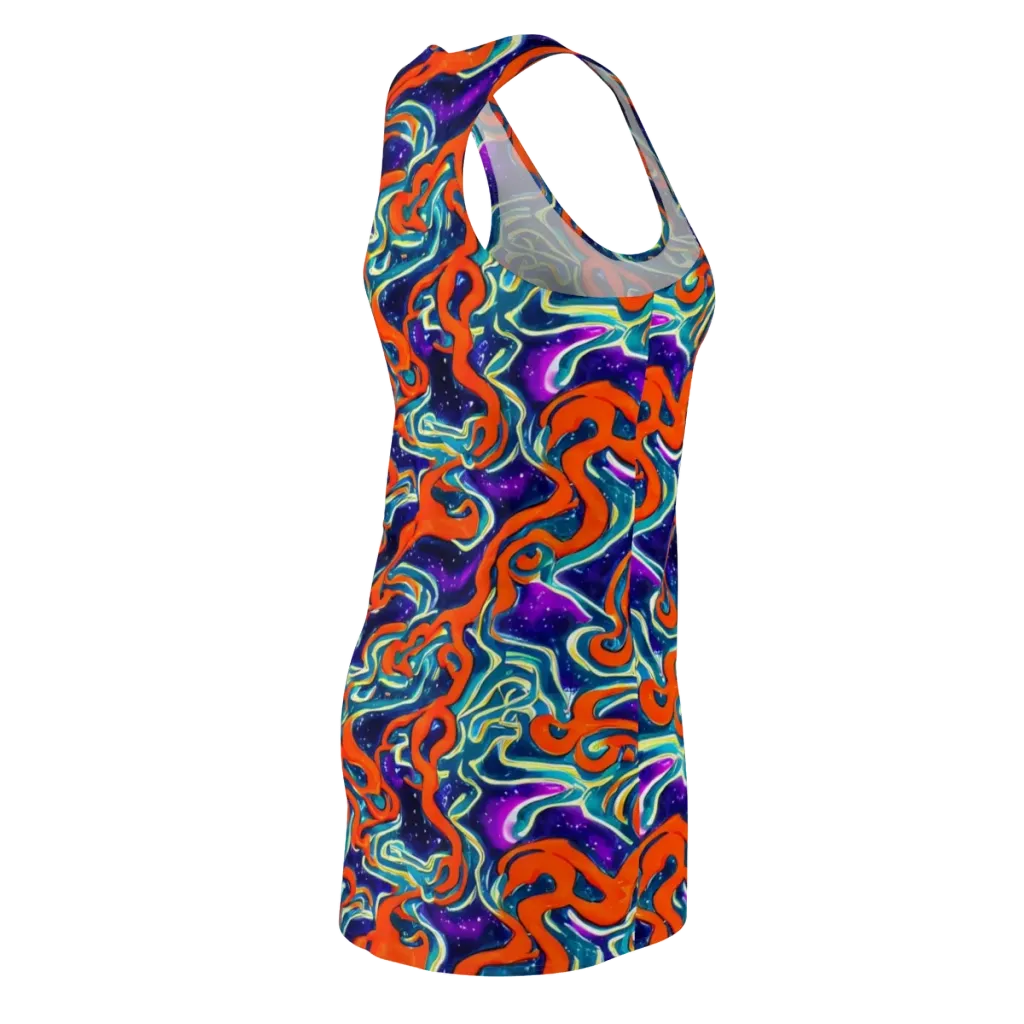 Flamewarp on Racerback Dress — Back Side
