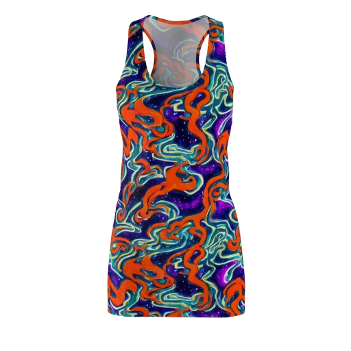 Flamewarp on a Racerback Dress
