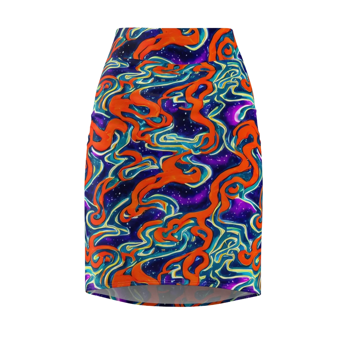 Flamewarp on Pencil Skirt — Front