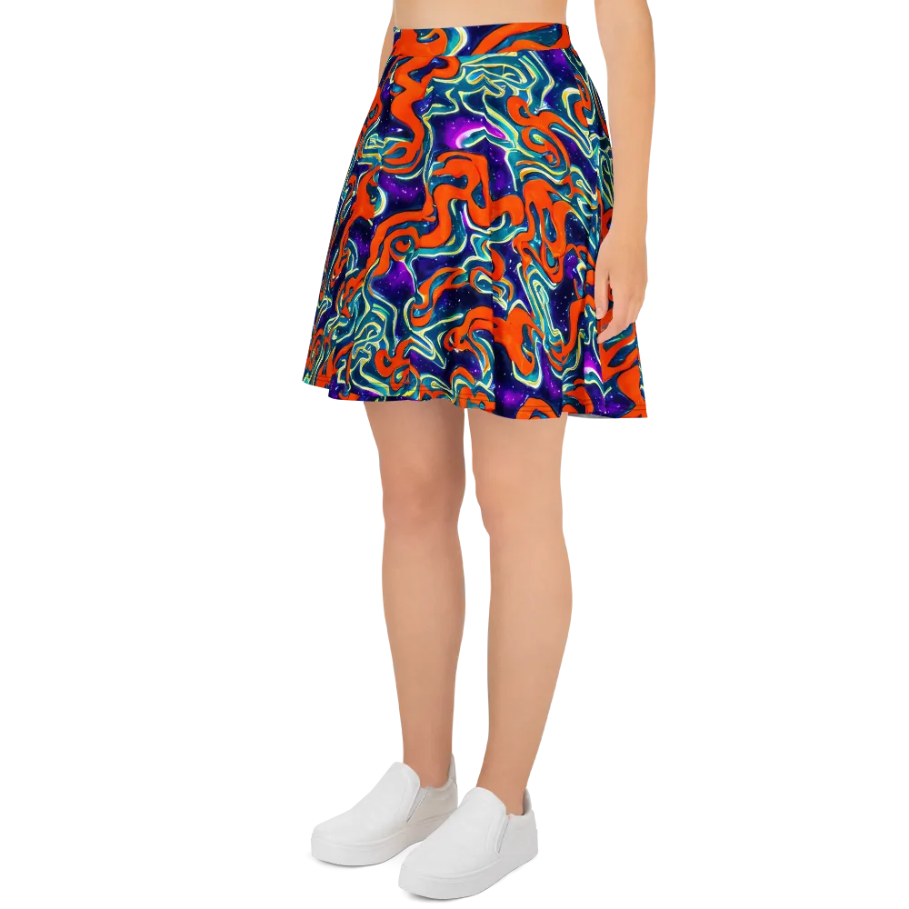 Flamewarp on Skater Skirt — Left