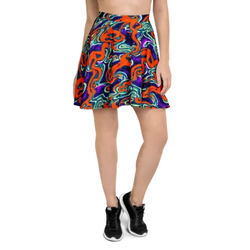 Flamewarp on a Skater Skirt