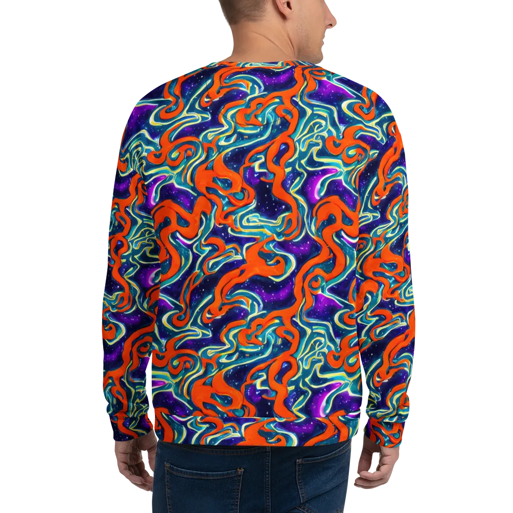 Flamewarp on Sweatshirt — Back