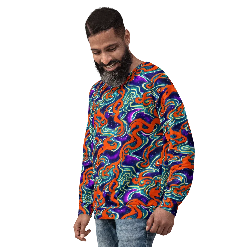 Flamewarp on Sweatshirt — Left Front