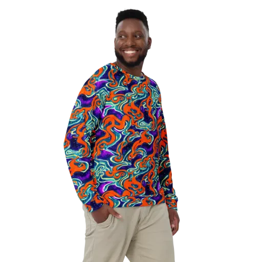 Flamewarp on a Sweatshirt