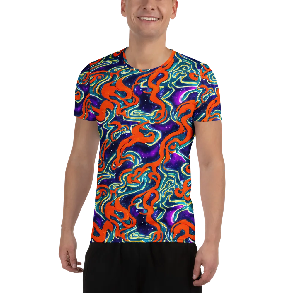 Flamewarp on Men's Athletic T-Shirt — Front