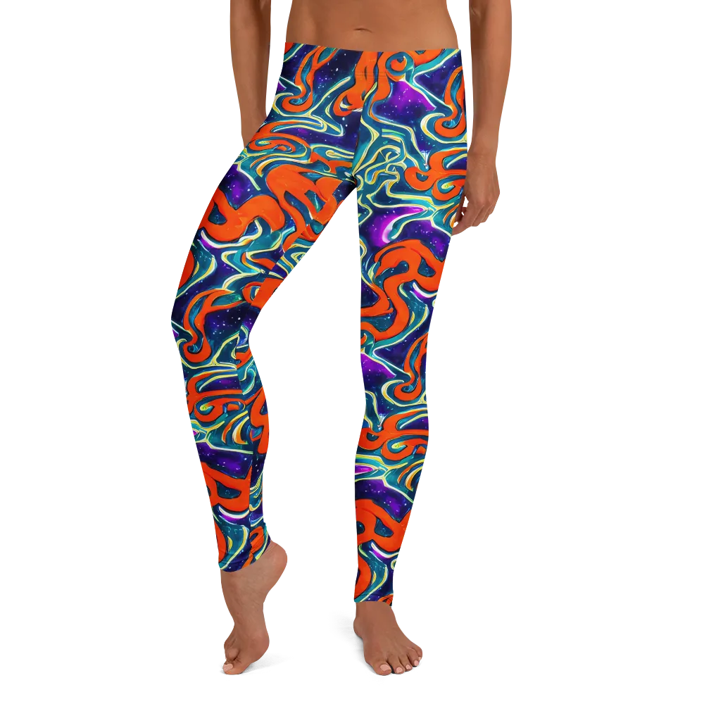 Flamewarp on Leggings — Front