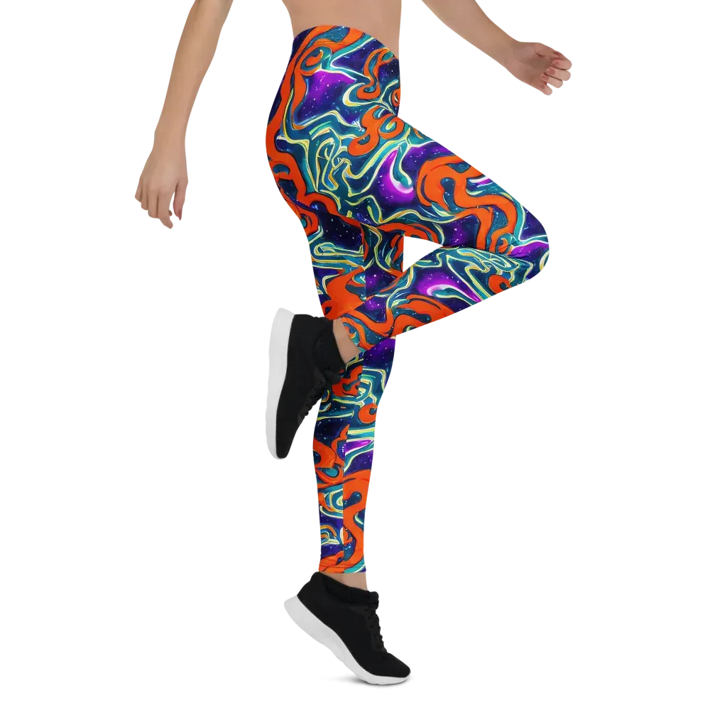 Flamewarp on Leggings — Right