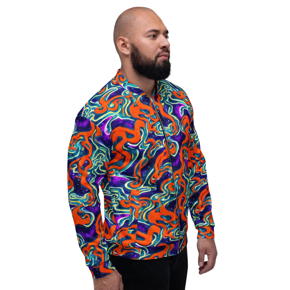 Flamewarp on Bomber Jacket — Right