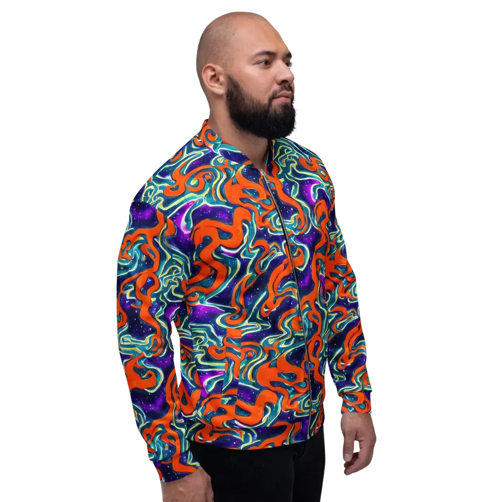 Flamewarp on Bomber Jacket — Right