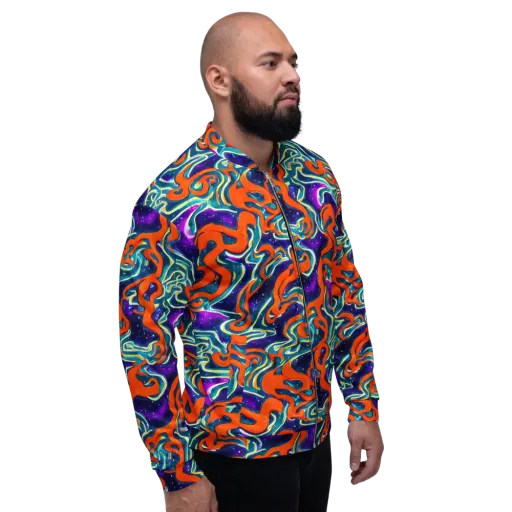 Flamewarp on a Bomber Jacket
