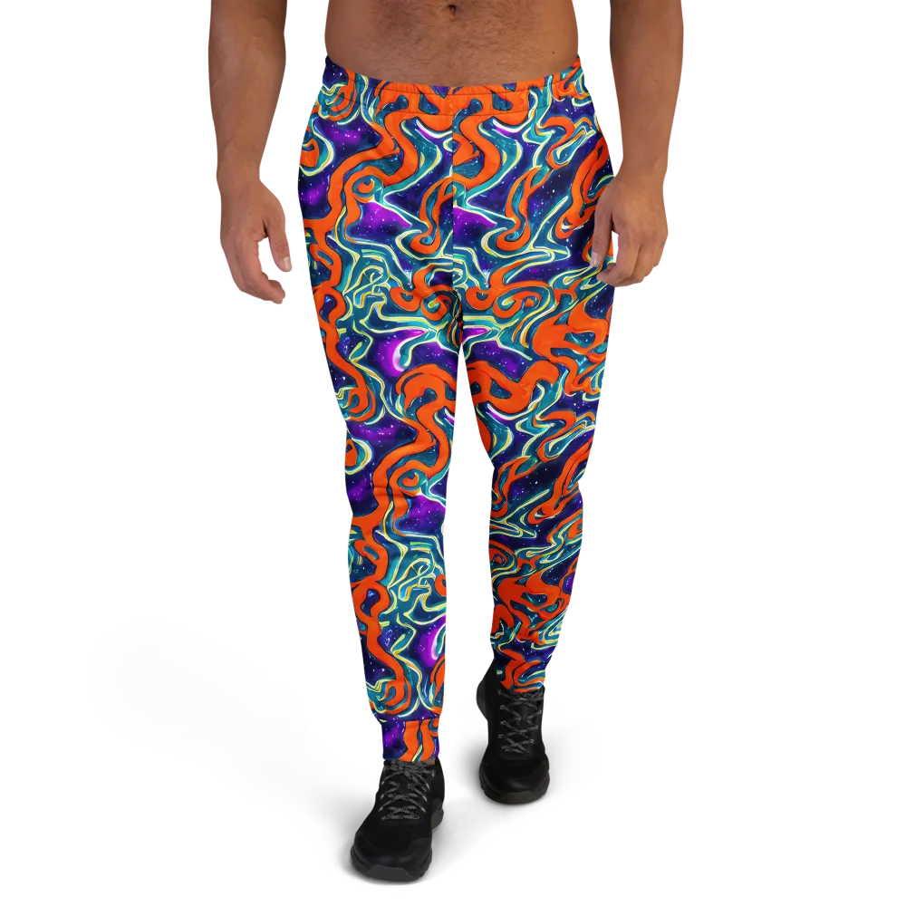 Flamewarp on Men's Joggers — Front