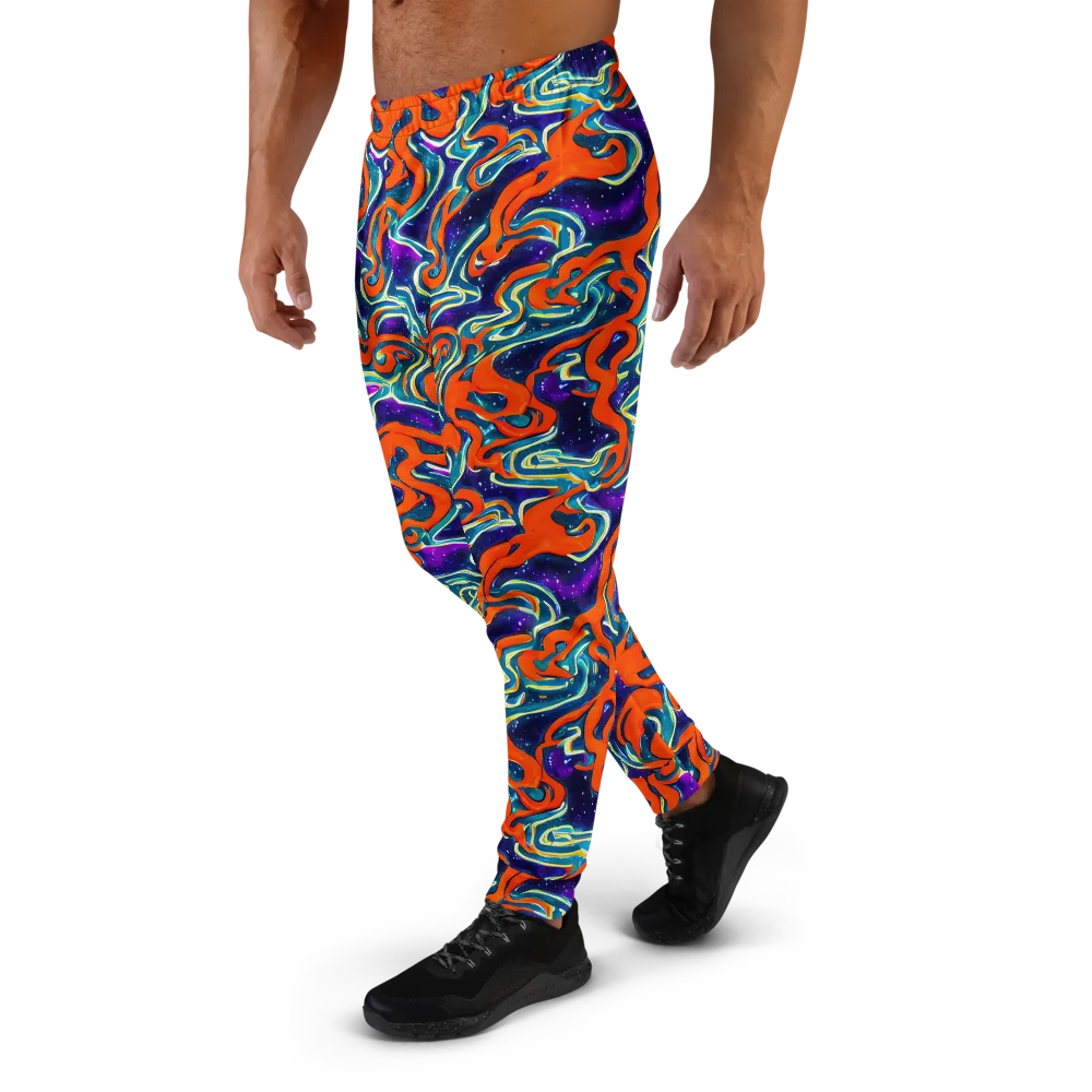 Flamewarp on Men's Joggers — Left