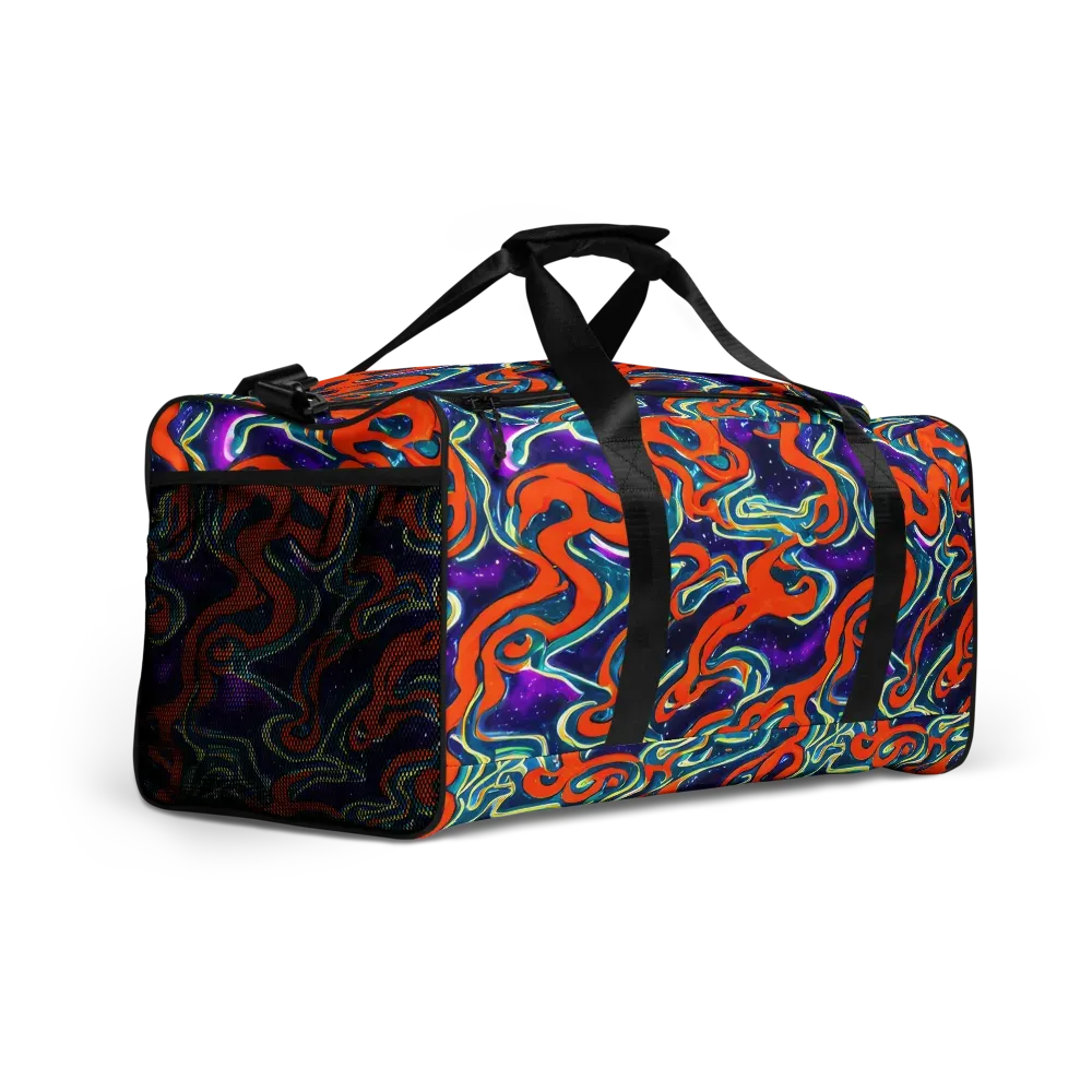 Flamewarp on Duffle Bag — Right Front