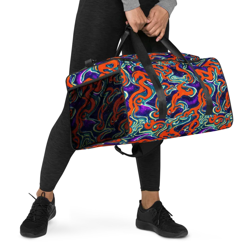 Flamewarp on Duffle Bag — Right Front