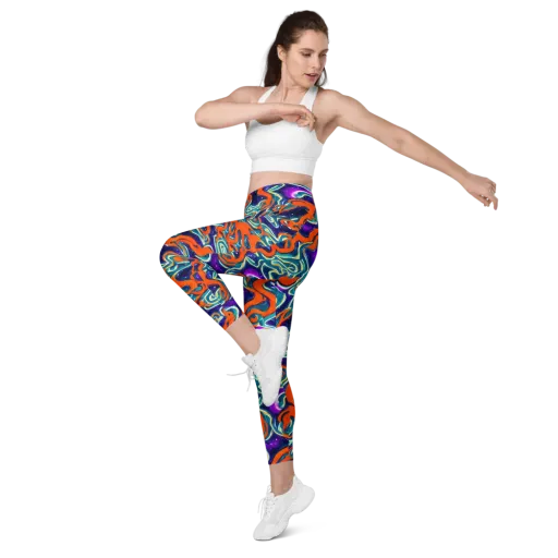 Flamewarp on a Leggings with Pockets