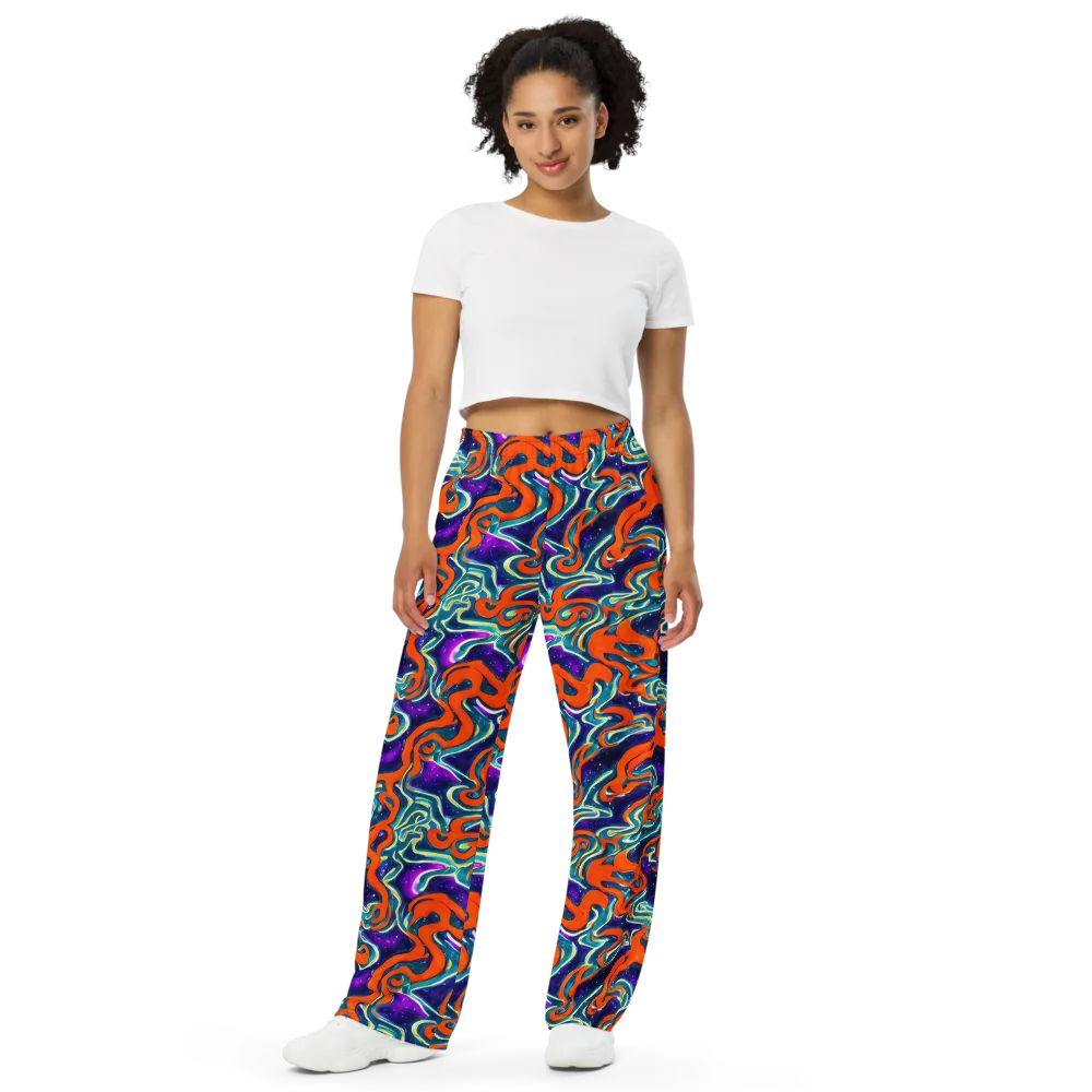 Flamewarp on Wide-Leg Pants — Front