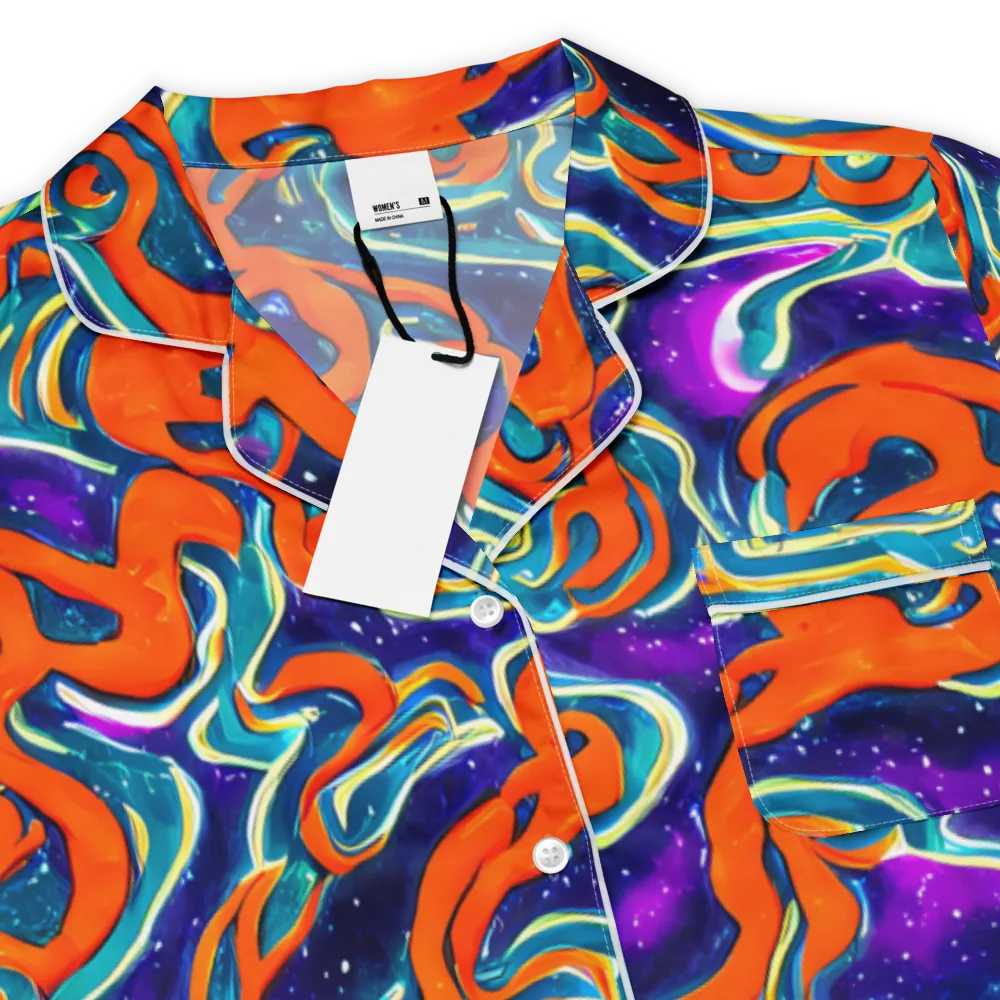 Flamewarp on Women's Short Sleeve Pajama Top — Product details