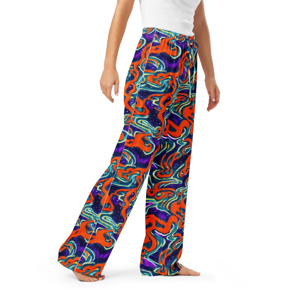 Flamewarp on Women's Pajama Pants — Right Front