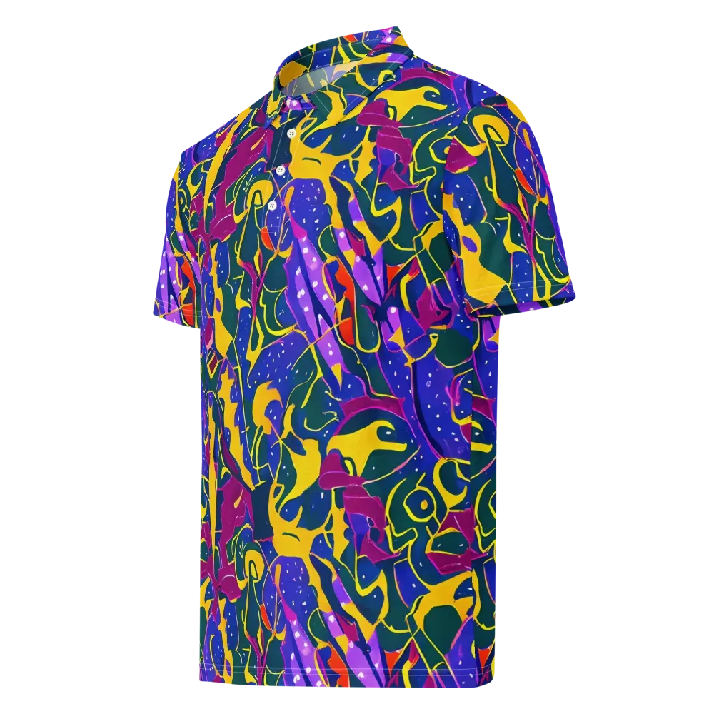 Afterdark Color on Men's Slim Fit Polo Shirt — Left Front
