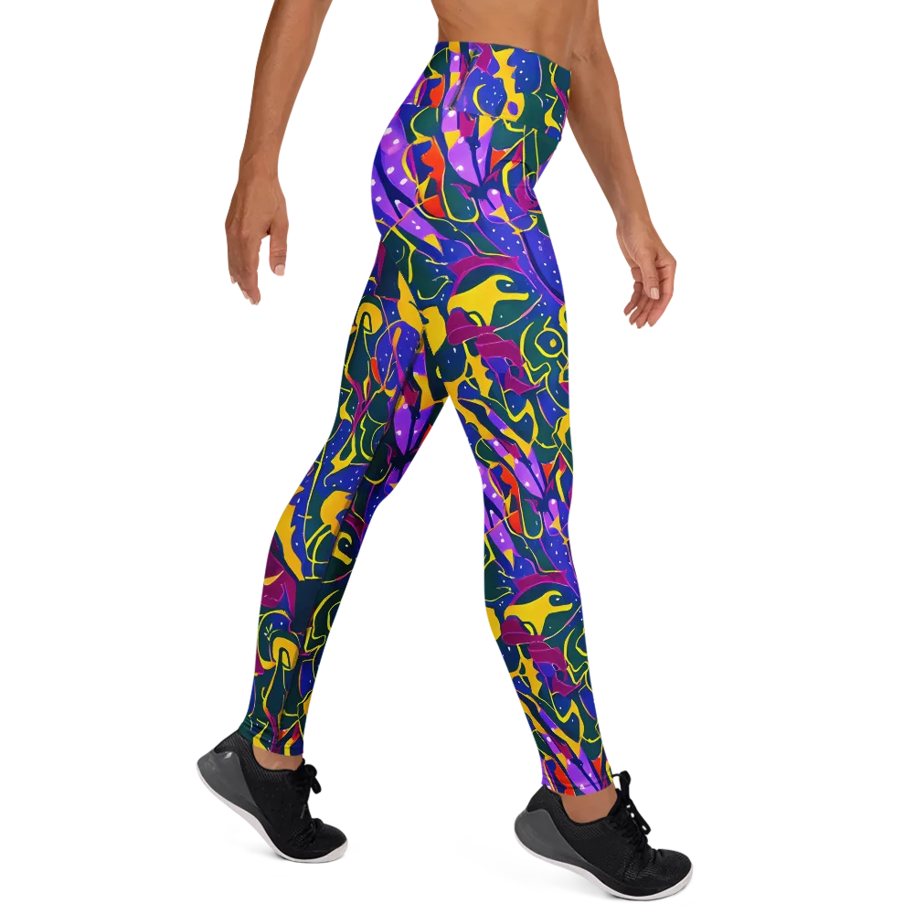 Afterdark Color on Yoga Leggings — Right