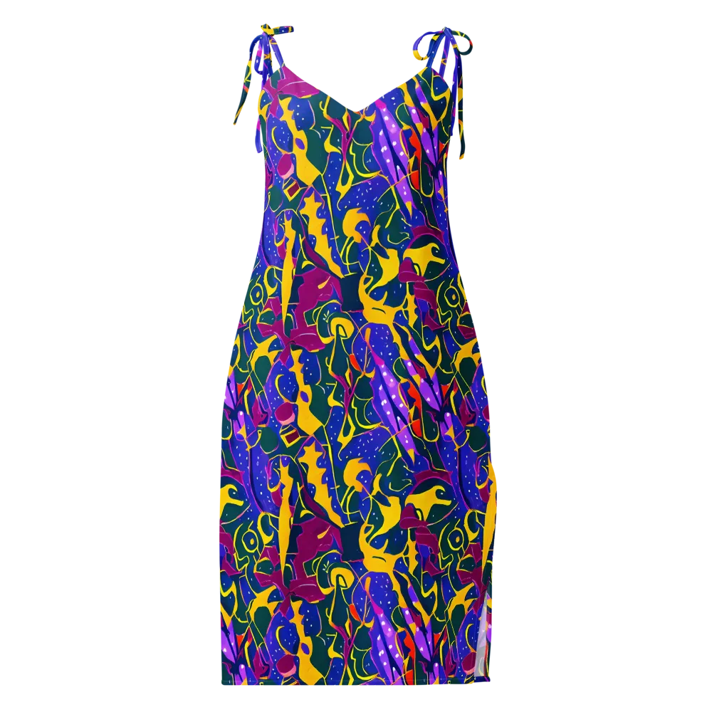 Afterdark Color on Slip Dress — Front