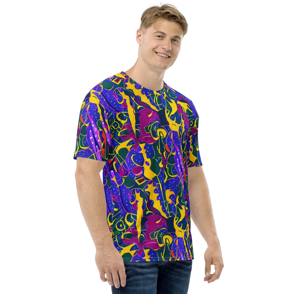 Afterdark Color on Men's Crew Neck T-Shirt — Right