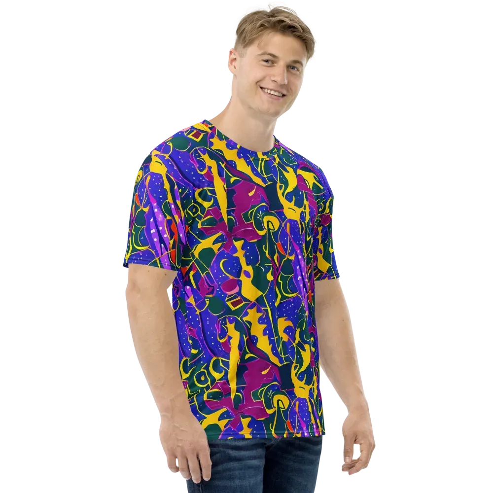 Afterdark Color on Men's Crew Neck T-Shirt — Right