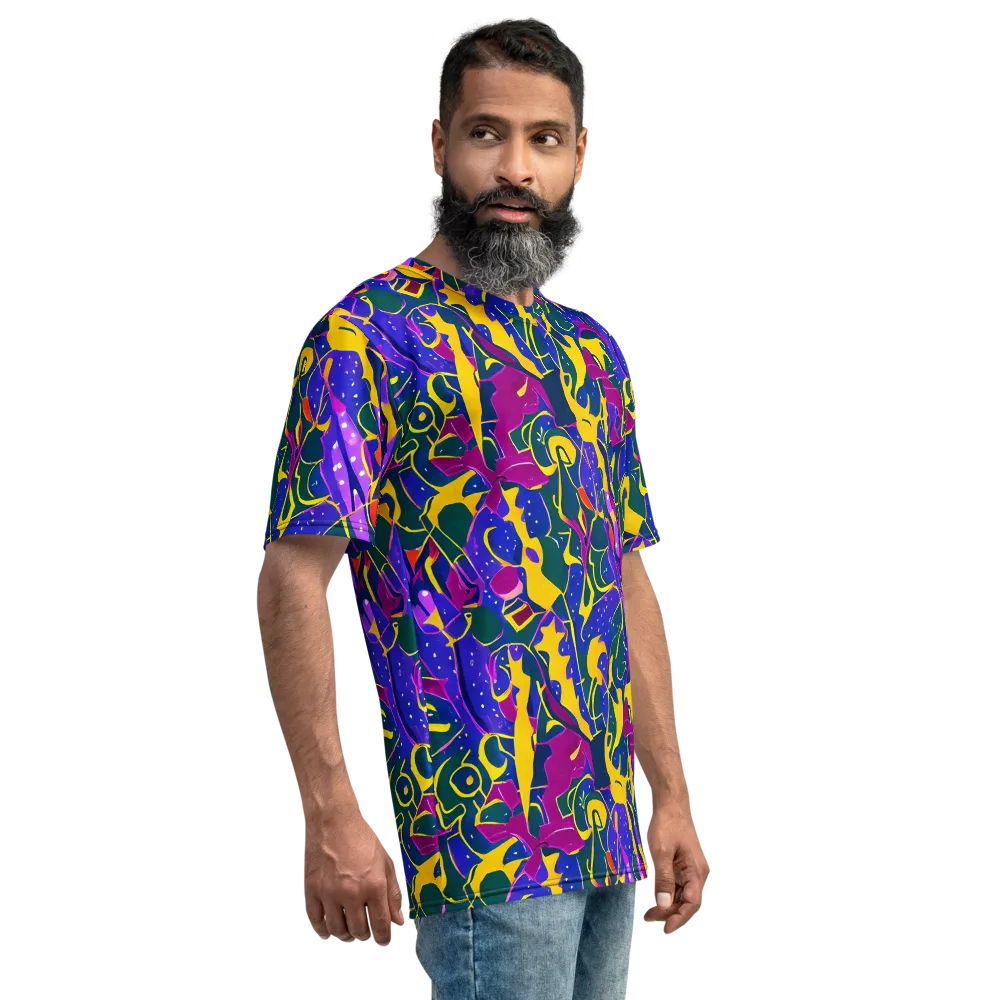Afterdark Color on Men's Crew Neck T-Shirt — Right