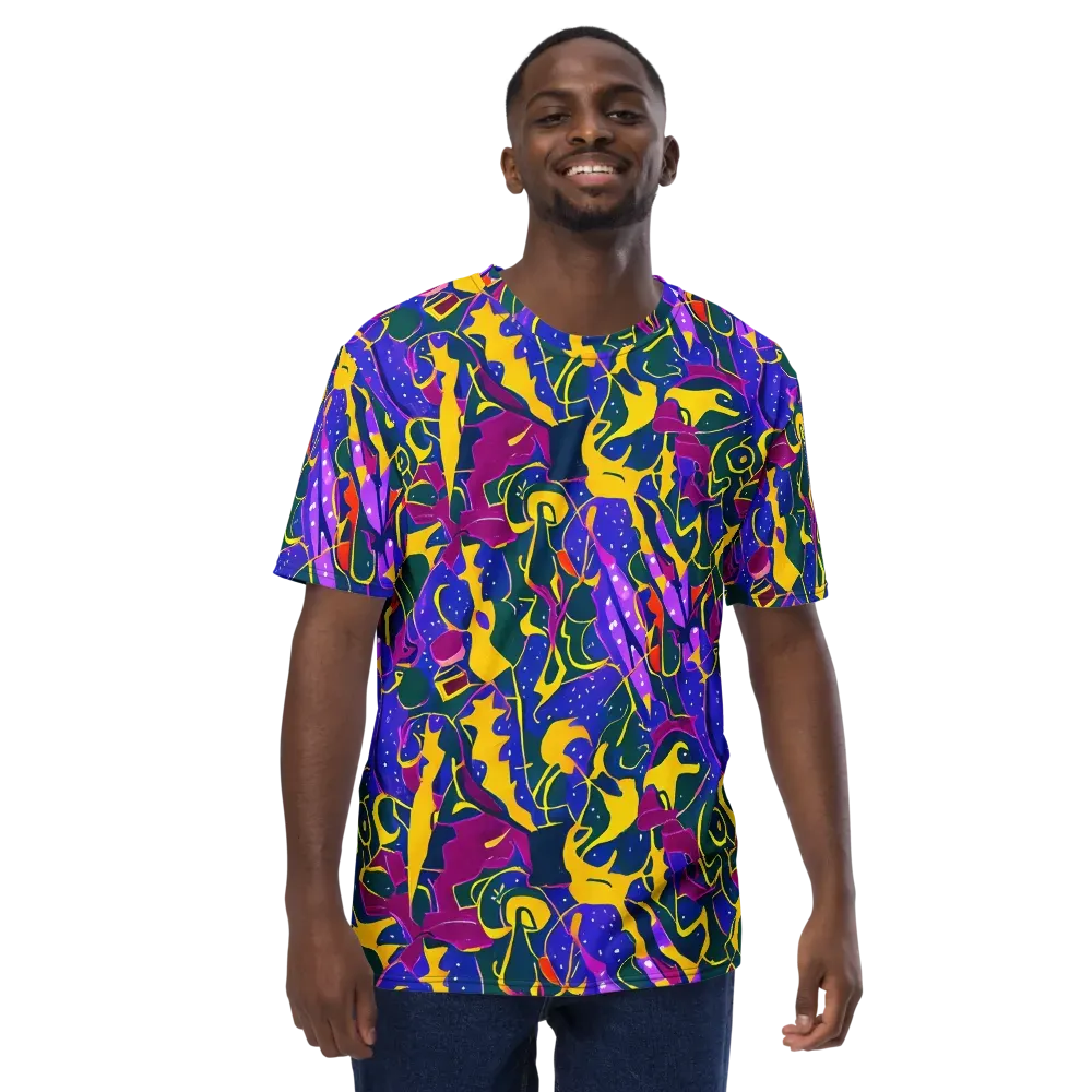 Afterdark Color on Men's Crew Neck T-Shirt — Front