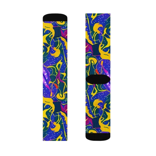 Afterdark Color on a Socks