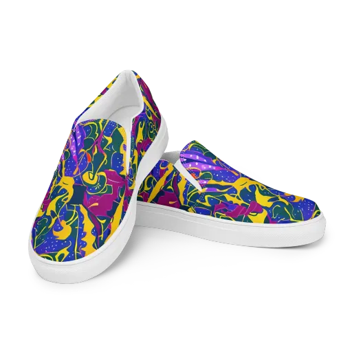 Afterdark Color on a Women's Slip-On Canvas Shoes