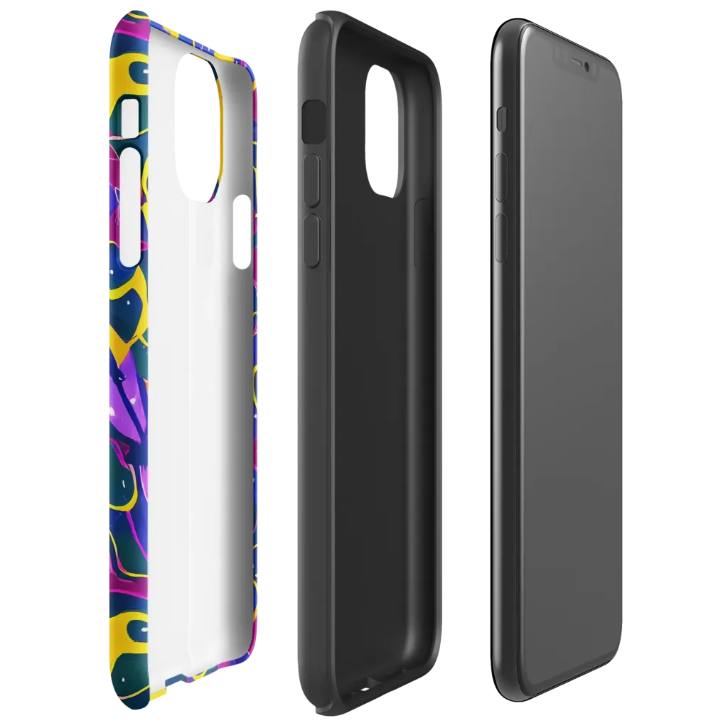 Afterdark Color on Tough Case for iPhone® — Right