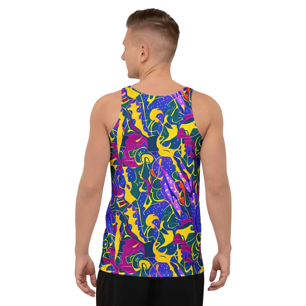 Afterdark Color on Men's Tank Top — Back